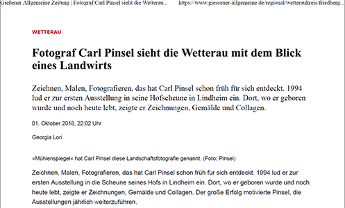 Gießener Allgemeine Zeiung v. 1.10.2018