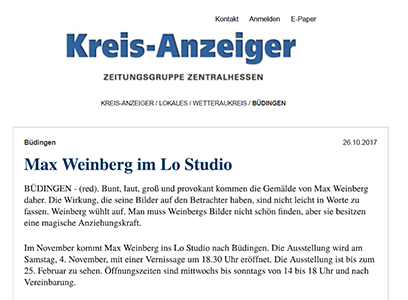 Max Weinberb im Lo Studio
