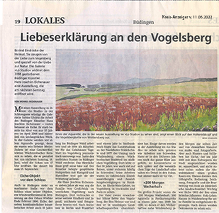 Hans Joachim Eichenauer - Liebeserklärung an den Vogelsberg