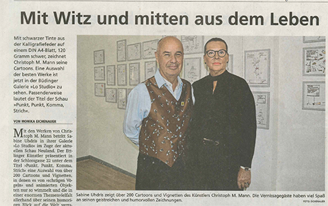 Cartoons im Lo Studio