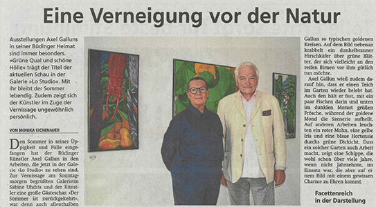 Axel Gallun im Lo Studio 2024