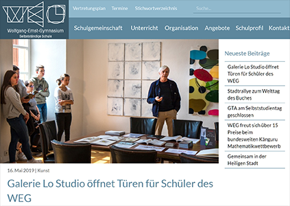 WEG im Lo Studio im Mai 2019 - mit Klaus Schneider