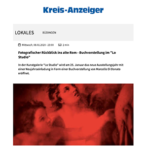 Buchvorstellung zur Ausstellung ROMAE mit Marcello Di Donato