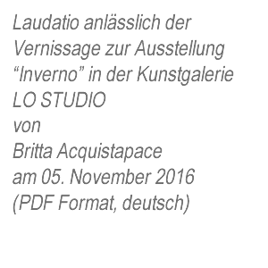 Laudatio Inverno 2016