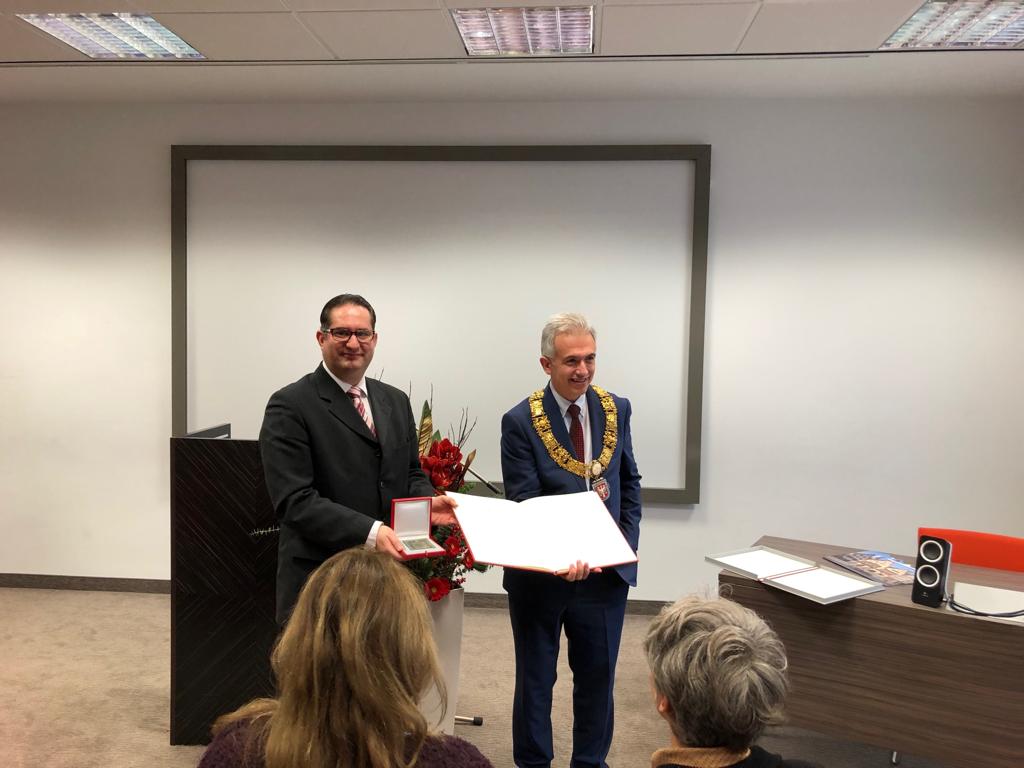 posthume Verleihung der Goetheplakette an Max Weinberg am 10.12.2ß18